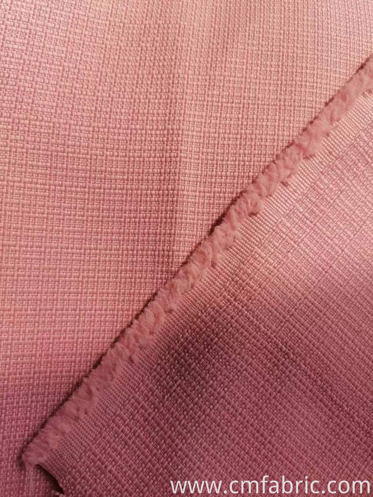 polyester slub coat fabric 2